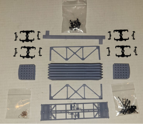 HO Kit items (number and type of trucks determined by the version ordered)