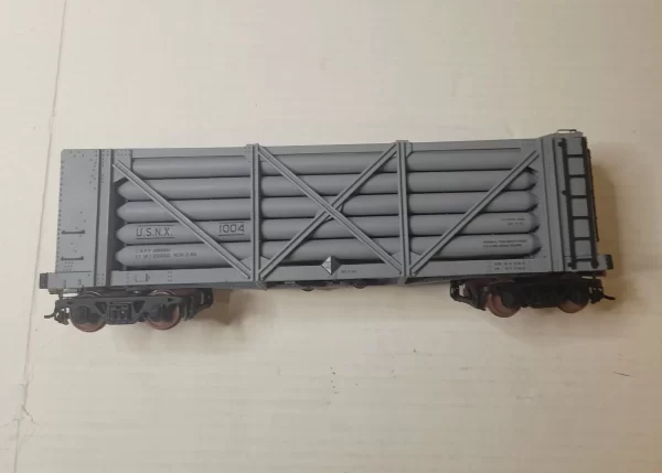 Built O Scale United States Navy Helium Car Side View